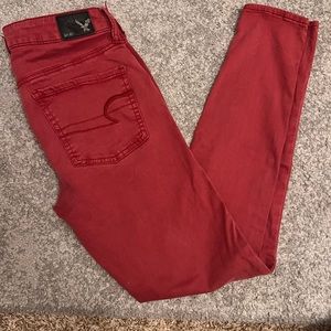 Red AE jean